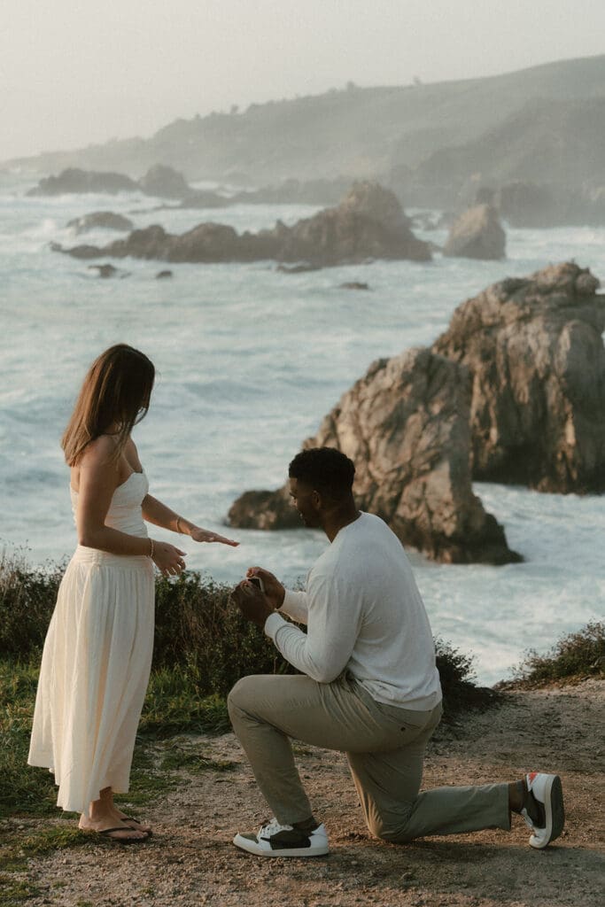 Proposal in carmel by the sea